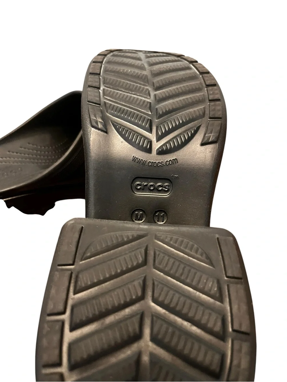 CROCS chunky platform